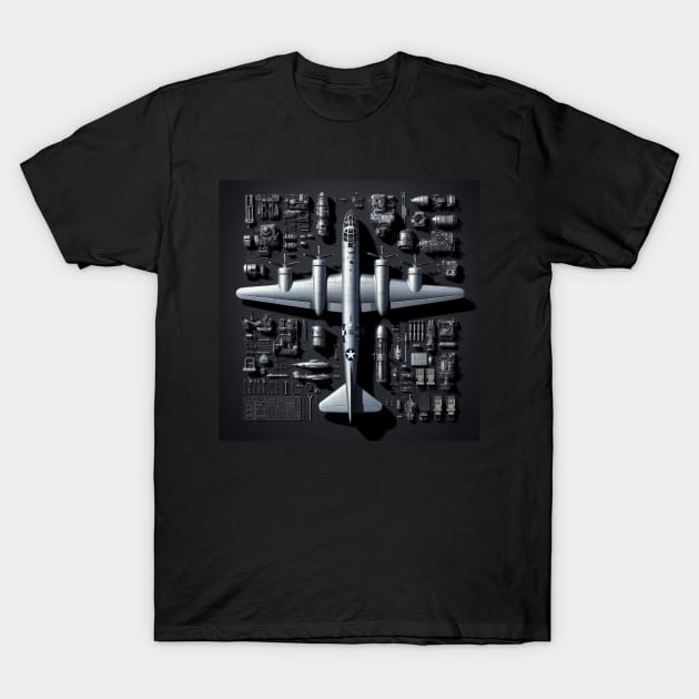 WW2 B-29 Superfortress Equipment T-Shirt by Storeology